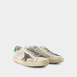 Sneakers Super Star - Golden Goose Deluxe Brand - Cuir - Argenté