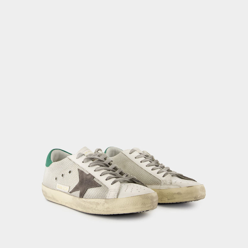 Sneakers Super Star - Golden Goose Deluxe Brand - Cuir - Argenté