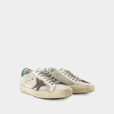 Sneakers Super Star - Golden Goose Deluxe Brand - Cuir - Argenté