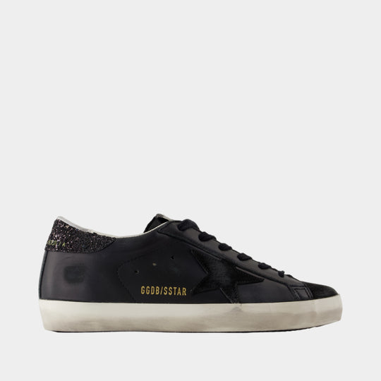 Sneakers Super Star - Golden Goose Deluxe Brand - Cuir - Noir