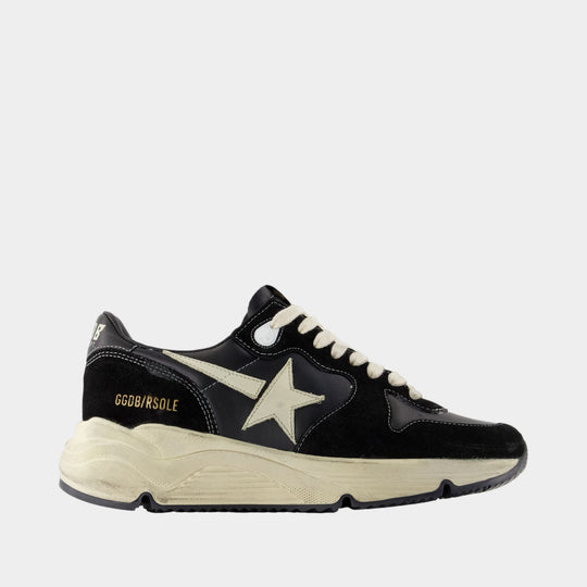 Sneakers Running - Golden Goose Deluxe Brand - Cuir - Noir