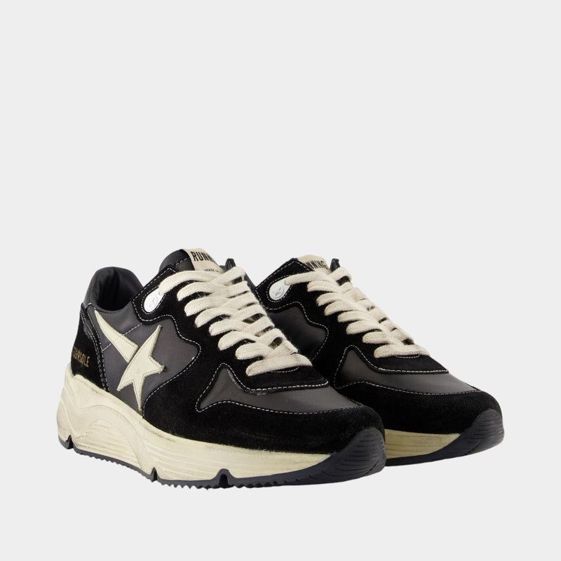 Sneakers Running - Golden Goose Deluxe Brand - Cuir - Noir