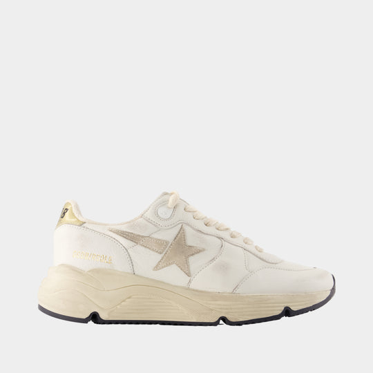 Sneakers Running - Golden Goose Deluxe Brand - Cuir - Blanc