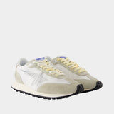 Sneakers Running Marathon - Golden Goose Deluxe Brand - Cuir - Blanc