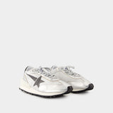 Sneakers Running Marathon - Golden Goose Deluxe Brand - Cuir - Argenté