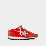 Sneakers Running Marathon - Golden Goose Deluxe Brand - Cuir - Rouge