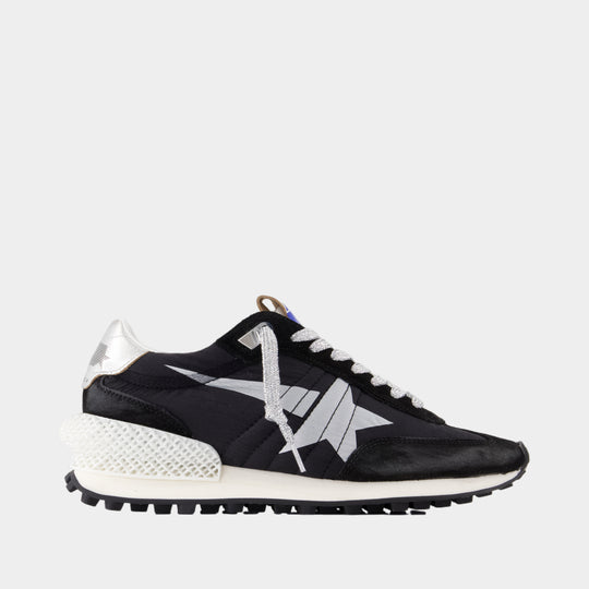 Sneakers Running Marathon - Golden Goose Deluxe Brand - Cuir - Noir
