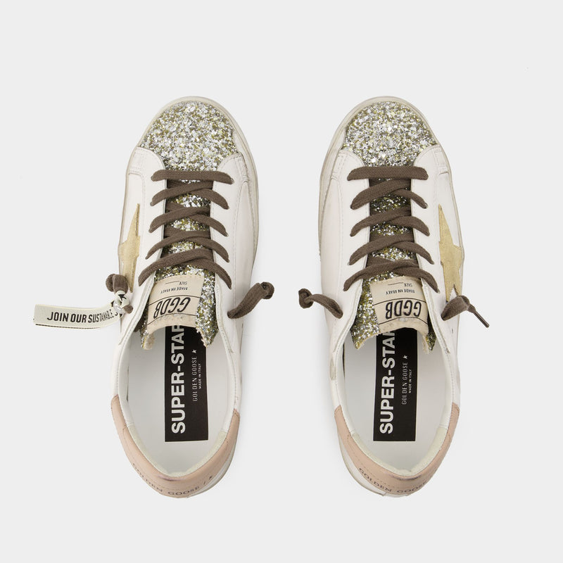 Sneakers Super Star - Golden Goose Deluxe Brand - Cuir - Blanc