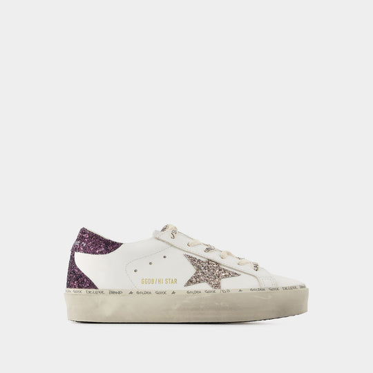 Sneakers Hi Star - Golden Goose Deluxe Brand - Cuir - Blanc