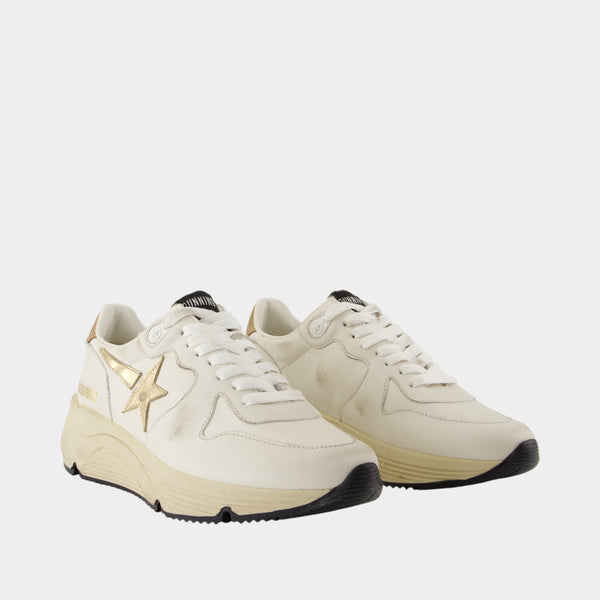 Sneakers Running - Golden Goose Deluxe Brand - Cuir - Blanc