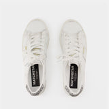 Sneakers Matchstar - Golden Goose Deluxe Brand - Cuir - Blanc/Argenté