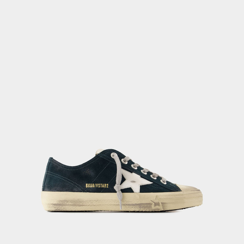 Sneakers V-Star 2 - Golden Goose Deluxe Brand - Cuir - Vert