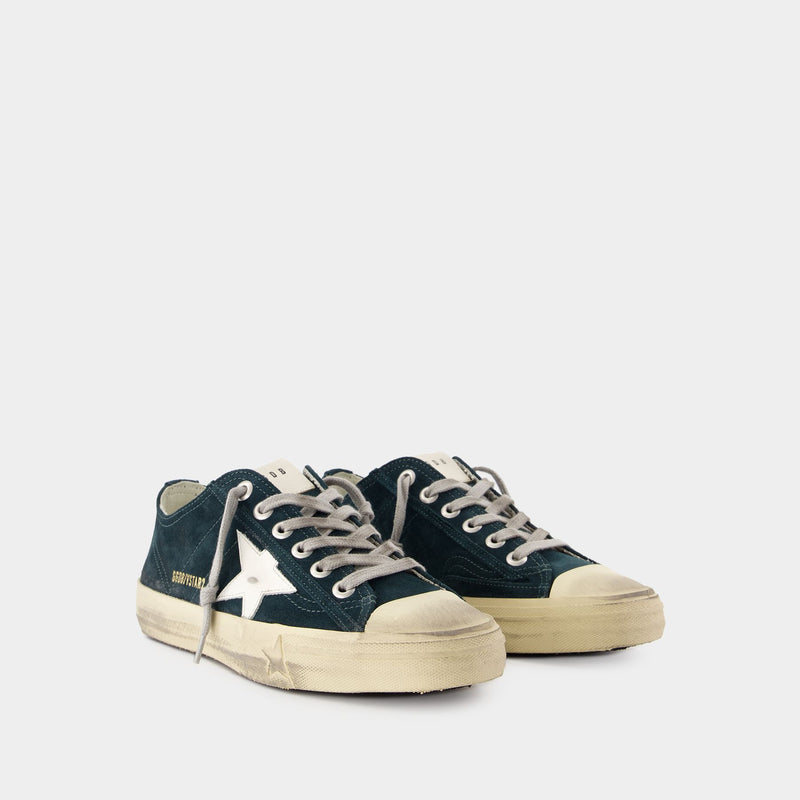 Sneakers V-Star 2 - Golden Goose Deluxe Brand - Cuir - Vert