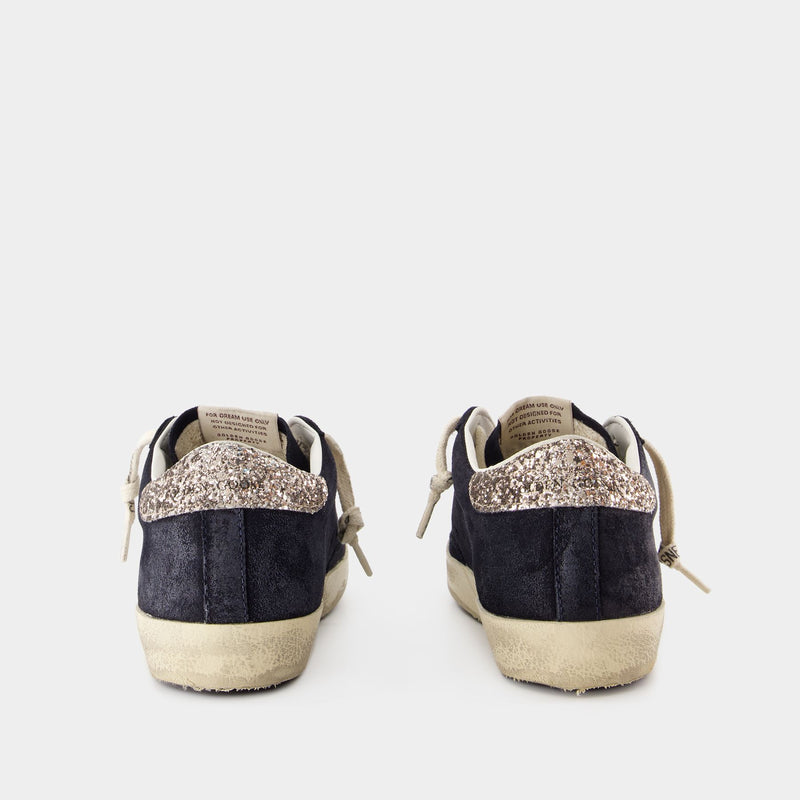 Sneakers Super Star - Golden Goose Deluxe Brand - Cuir - Bleu