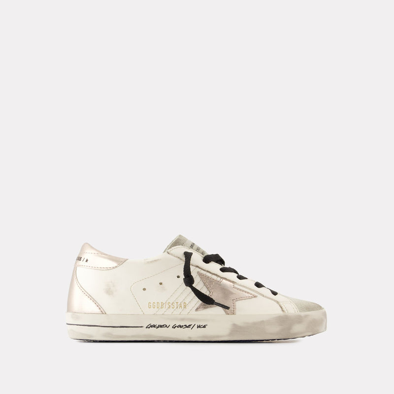 Sneakers Super Star - Golden Goose Deluxe Brand - Cuir - Blanc