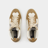 Sneakers Mid Star - Golden Goose Deluxe Brand - Cuir - Blanc