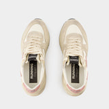 Sneakers Running - Golden Goose Deluxe Brand - Cuir - Beige