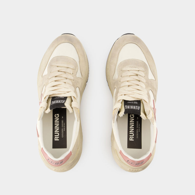 Sneakers Running - Golden Goose Deluxe Brand - Cuir - Beige