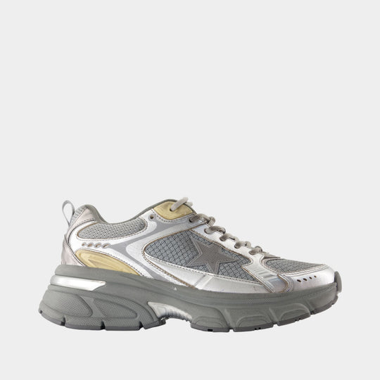 Sneakers Lightstar - Golden Goose Deluxe Brand - Cuir - Argenté