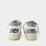 Sneakers Ball Star - Golden Goose Deluxe Brand - Cuir - Blanc