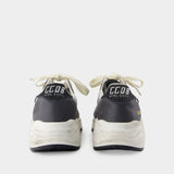 Sneakers Running - Golden Goose Deluxe Brand - Cuir - Noir