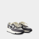 Sneakers Running - Golden Goose Deluxe Brand - Cuir - Noir