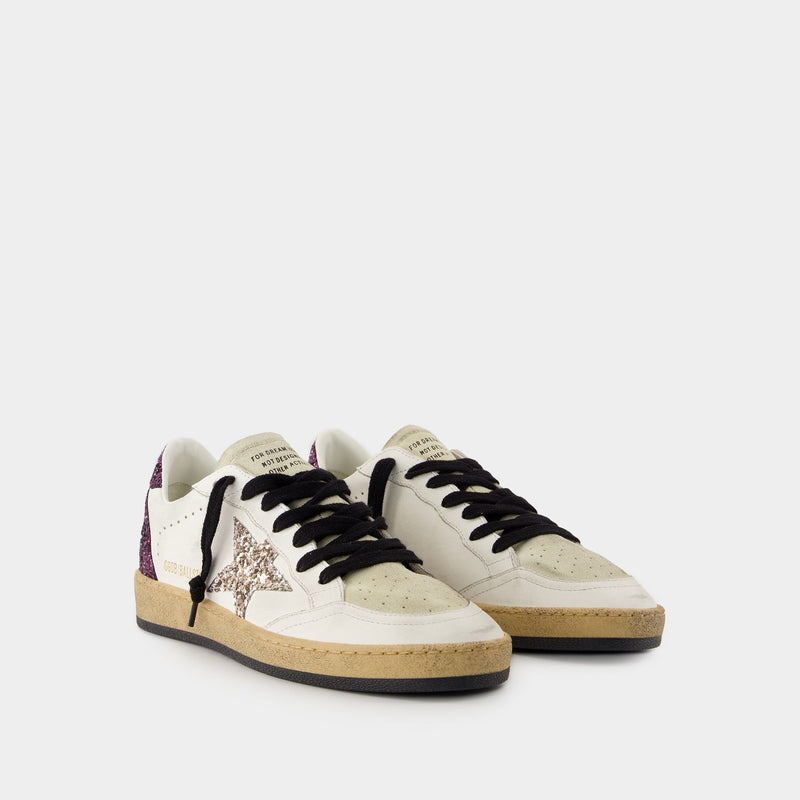 Sneakers Ballstar - Golden Goose Deluxe Brand - Cuir - Blanc