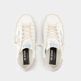 Sneakers Hi Star - Golden Goose Deluxe Brand - Cuir - Blanc