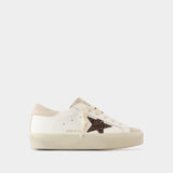 Sneakers Hi Star - Golden Goose Deluxe Brand - Cuir - Blanc/Beige