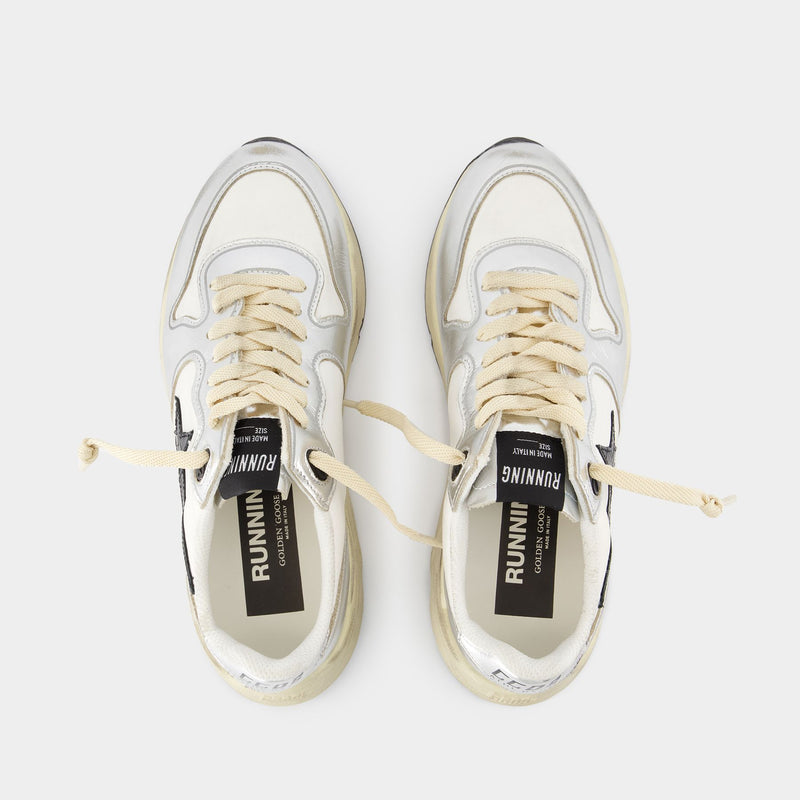 Sneakers Running - Golden Goose Deluxe Brand - Cuir - Argenté