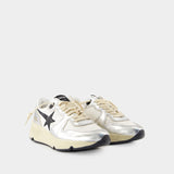 Sneakers Running - Golden Goose Deluxe Brand - Cuir - Argenté