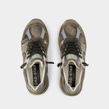 Sneakers Running Dad - Golden Goose Deluxe Brand - Cuir - Kaki