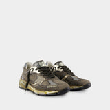 Sneakers Running Dad - Golden Goose Deluxe Brand - Cuir - Kaki