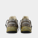 Sneakers Running Dad - Golden Goose Deluxe Brand - Cuir - Noir