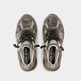 Sneakers Running Dad - Golden Goose Deluxe Brand - Cuir - Noir