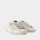 Sandales Super Star Sabot - Golden Goose Deluxe Brand - Cuir - Blanc
