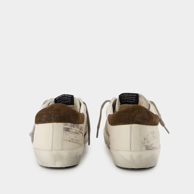 Sneakers Super Star - Golden Goose Deluxe Brand - Cuir - Blanc