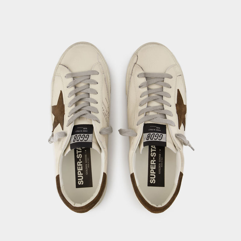 Sneakers Super Star - Golden Goose Deluxe Brand - Cuir - Blanc