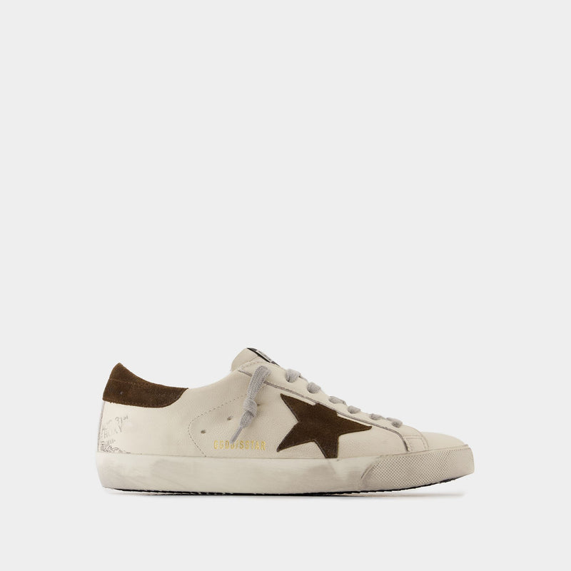 Sneakers Super Star - Golden Goose Deluxe Brand - Cuir - Blanc