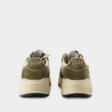 Sneakers Running - Golden Goose Deluxe Brand - Cuir - Kaki