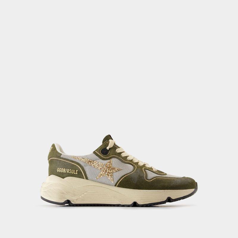 Sneakers Running - Golden Goose Deluxe Brand - Cuir - Kaki