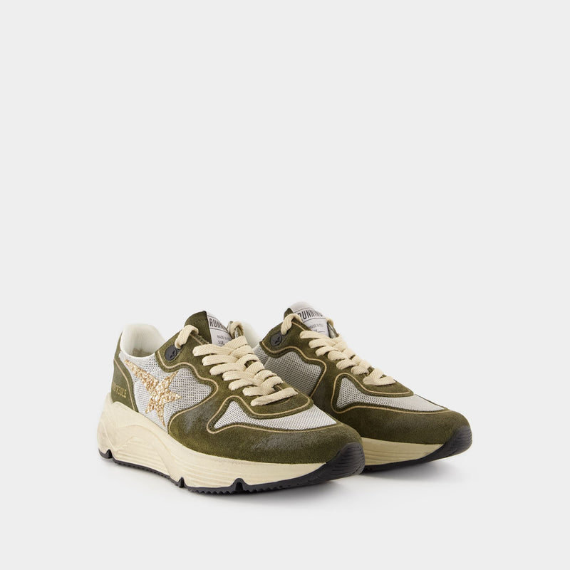 Sneakers Running - Golden Goose Deluxe Brand - Cuir - Kaki