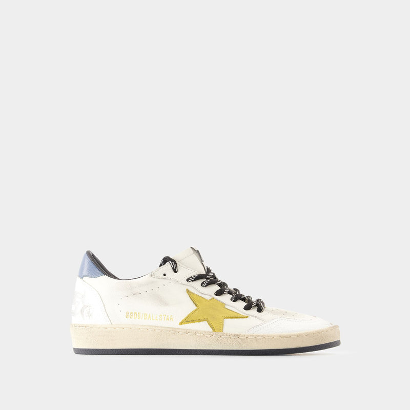 Sneakers Ball Star - Golden Goose Deluxe Brand - Cuir - Blanc