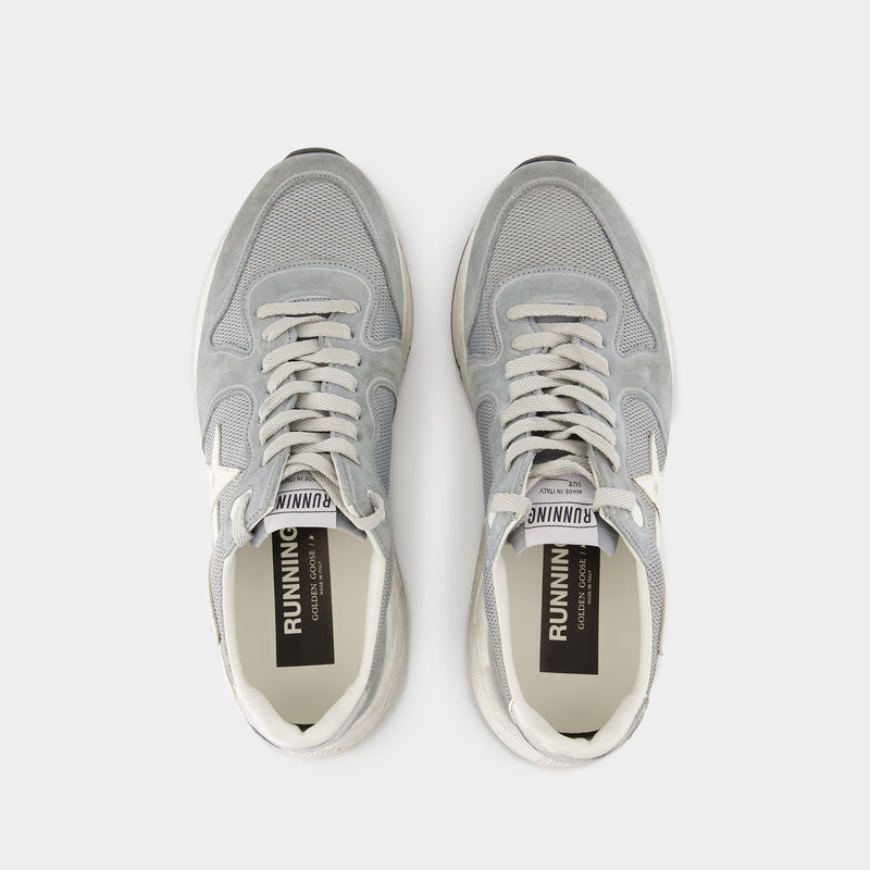 Sneakers Running - Golden Goose Deluxe Brand - Cuir - Gris