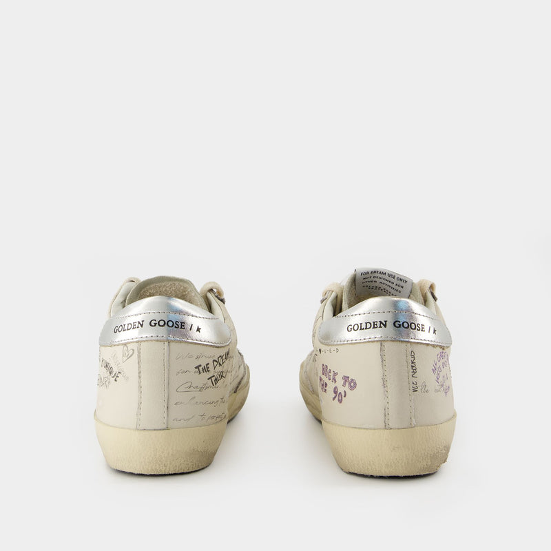 Sneakers Super Star - Golden Goose Deluxe Brand - Cuir - Blanc