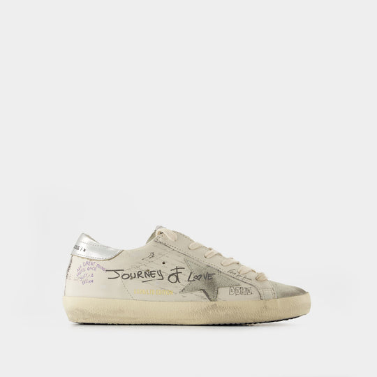 Sneakers Super Star - Golden Goose Deluxe Brand - Cuir - Blanc