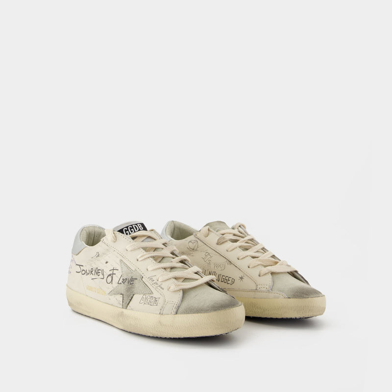 Sneakers Super Star - Golden Goose Deluxe Brand - Cuir - Blanc