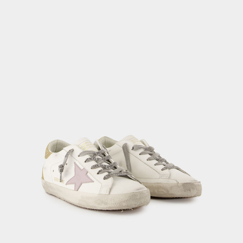 Sneakers Super Star - Golden Goose Deluxe Brand - Cuir - Blanc