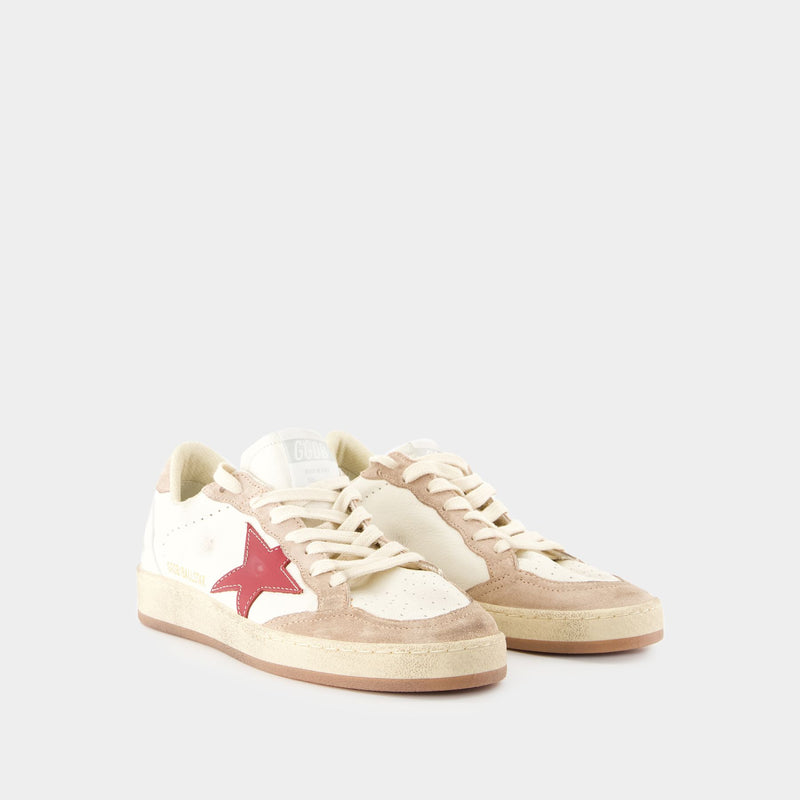 Sneakers Ballstar - Golden Goose Deluxe Brand - Cuir - Blanc