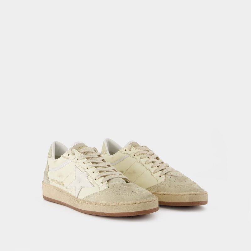 Sneakers Ballstar - Golden Goose Deluxe Brand - Cuir - Blanc